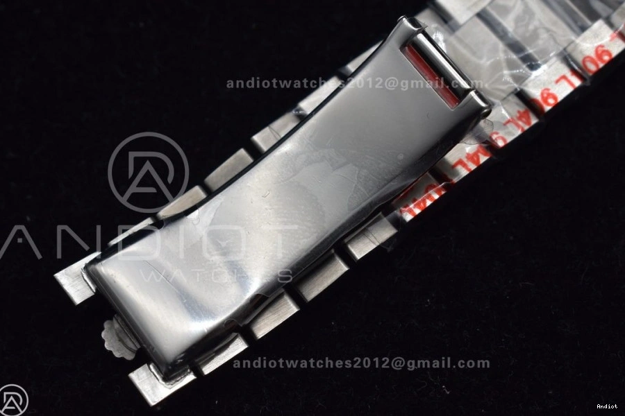 Arabic Blue 904L Dial Bracelet V2 on Markers SS A3255 President DayDate 40 Iced GMF Steel 1126